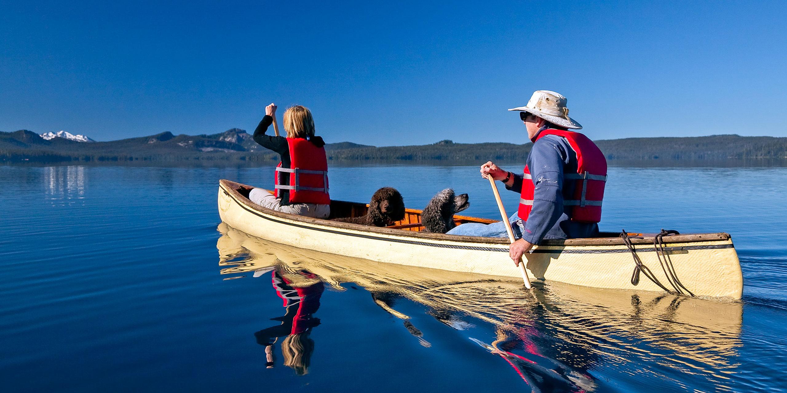 Couple Kayaking