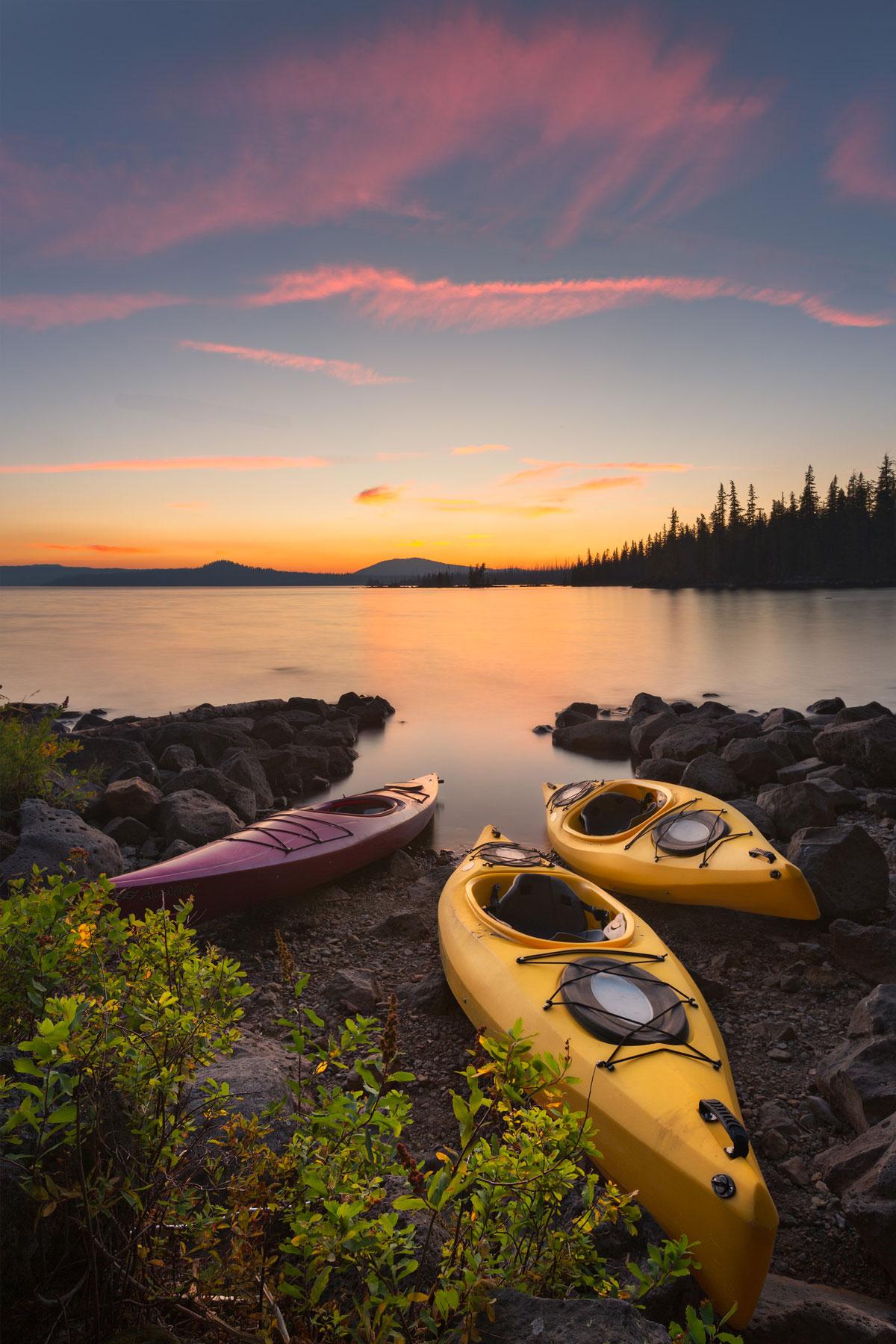 Kayaks Docked